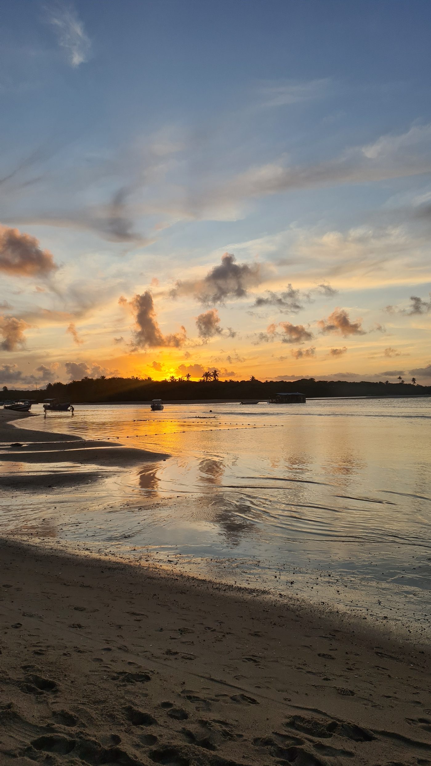 Pôr do sol na Ilha de Tinharé