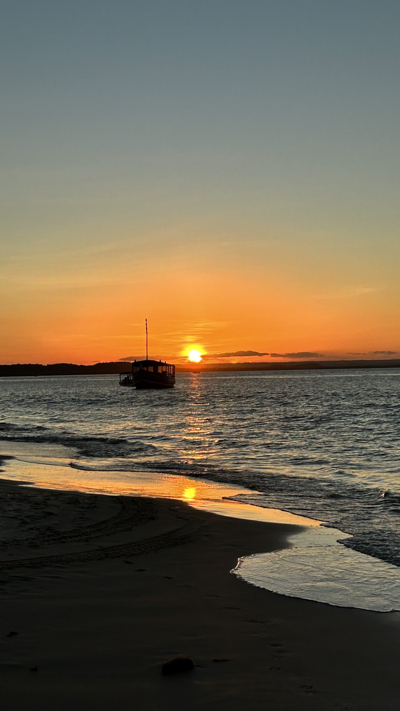 Pôr do sol na Ilha de Tinharé
