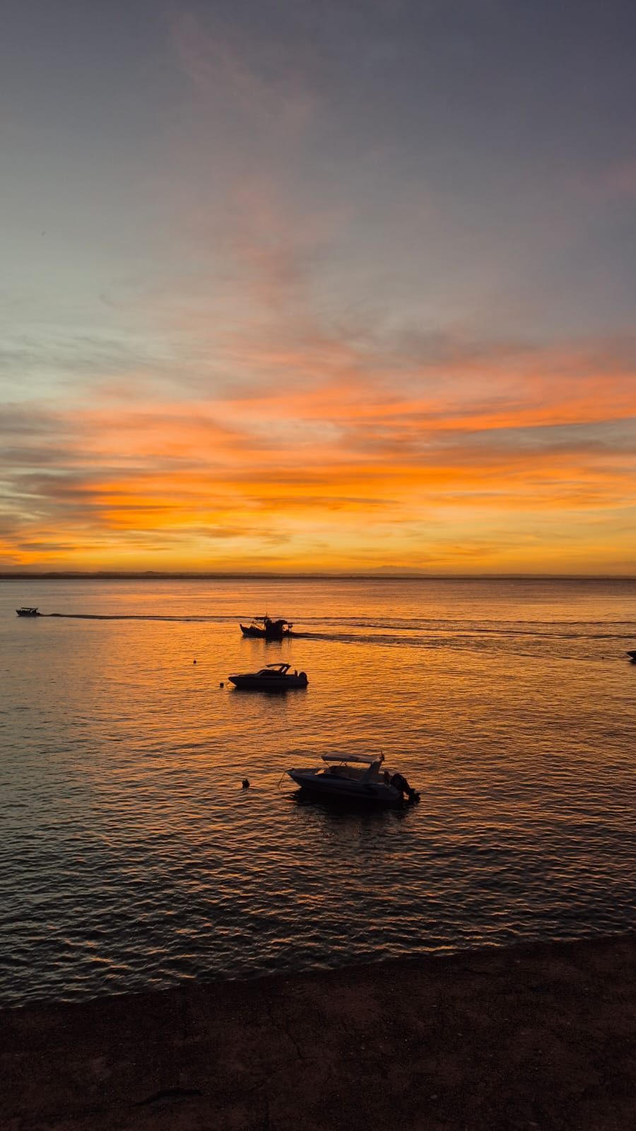 Pôr do sol na Ilha de Tinharé